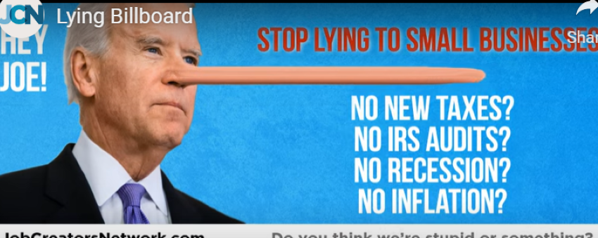  SEE IT: Biden’s Pinocchio nose grows in NYC billboard