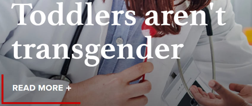  Toddlers aren’t transgender
