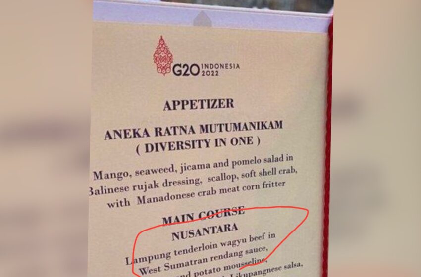  Hypocrite Elites and Globalists Dine on Wagyu Beef During G20 Summit While They Push Bugs and Fake Meat on Peasants