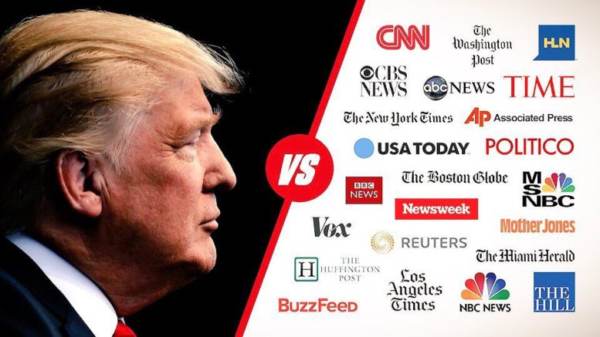  CORRUPT MEDIA AND BIG TECH COLLUSION: They Slander and Besmirch President Trump While Censoring Him Completely