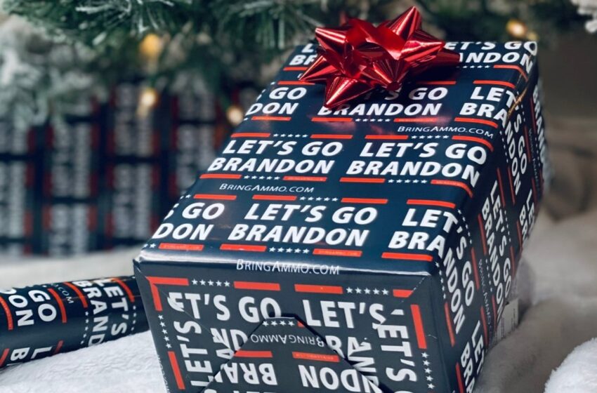  Company That Made Viral ‘Lets Go Brandon’ Wrapping Paper on Target to Double Last Year’s Sales