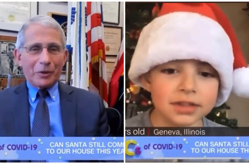  FLASHBACK: Fauci Lied to a Young Boy Saying He Vaccinated Santa Claus (VIDEO)