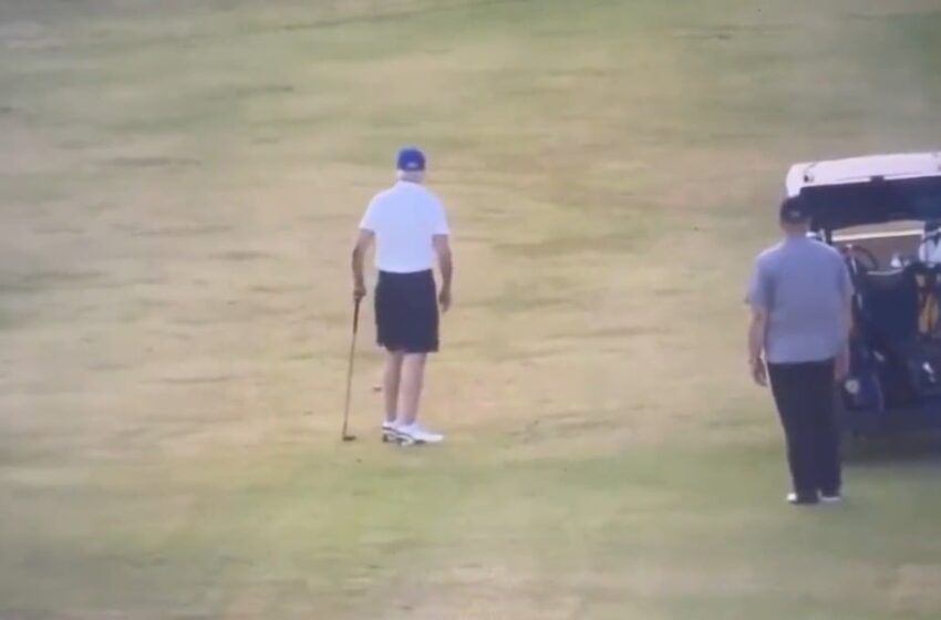 WATCH: Joe Biden Spotted Golfing in St. Croix (His Golf Swing is Terrible)