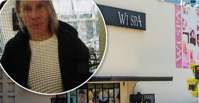  Transgender Pervert Arrested After He Exposed His Penis to Women and Little Girls at Wi Spa in Los Angeles