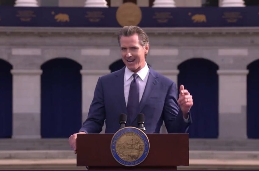  Governor Newsom at Inauguration For His Second Term: “California is the True Freedom State” (VIDEO)