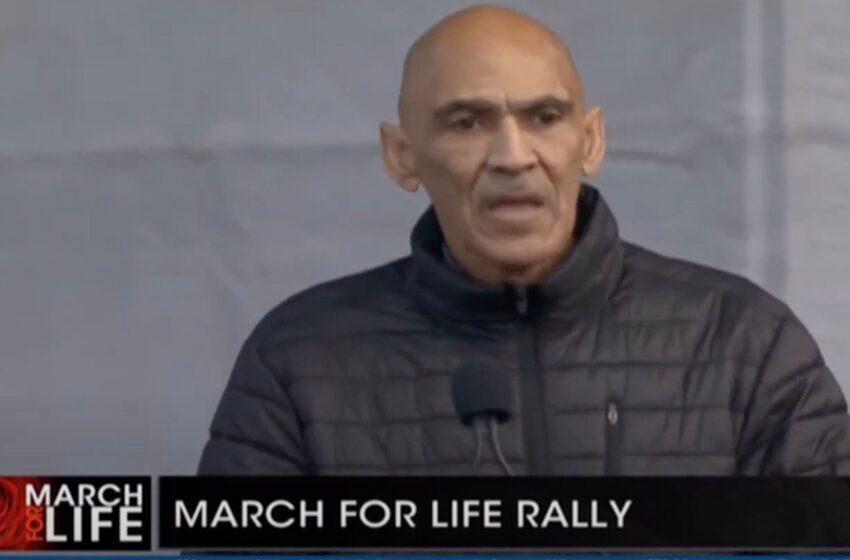  NFL Hall of Fame Coach Tony Dungy Attends March For Life in Washington DC – Speaks to Massive Crowd On the Power of Prayer