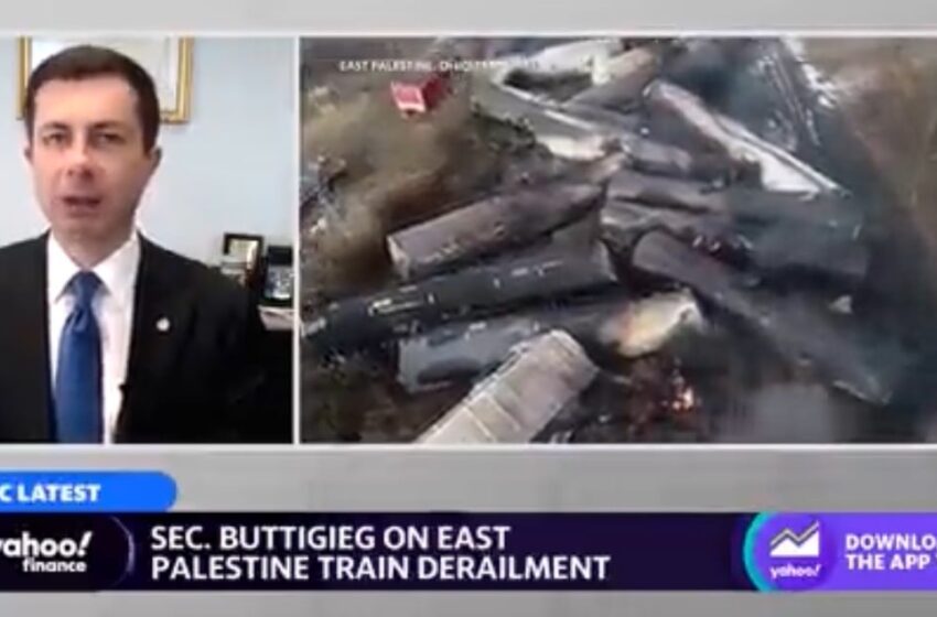  “There Are Roughly 1,000 Cases a Year of a Train Derailment” – Pete Buttigieg Downplays Ohio Train Derailment and Toxic Disaster (VIDEO)