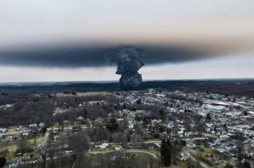  Hours After Trump Announces Trip to East Palestine, Ohio – FEMA Finally Releases Disaster Relief Funding to Local Citizens Affected by Toxic Chemical Mushroom Cloud Explosion