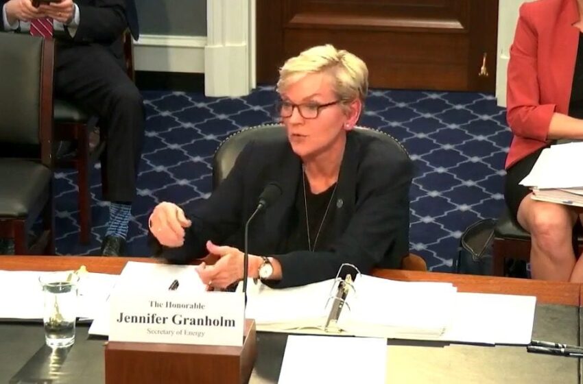  Biden Energy Secretary Jennifer Granholm Bends Over Backwards to Defend China on Energy and Human Rights (VIDEO)
