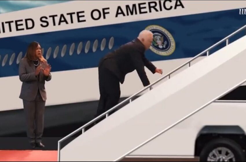  More Biden Humiliation: Saudi TV Makes Fun of Joe Biden For Tripping Up Air Force One Steps (VIDEO)