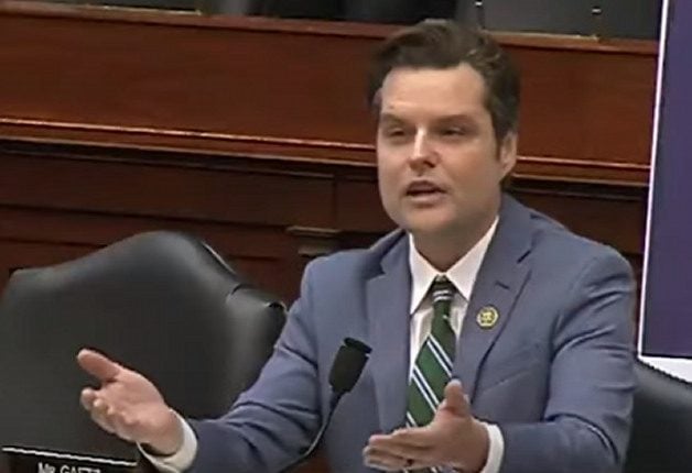  Matt Gaetz Obliterates Witness at Hearing on DEI in the Armed Forces (VIDEO)