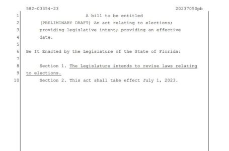 Florida Senate Quietly Introduces Bill That Could Allow Desantis to Run Without Resigning as Governor