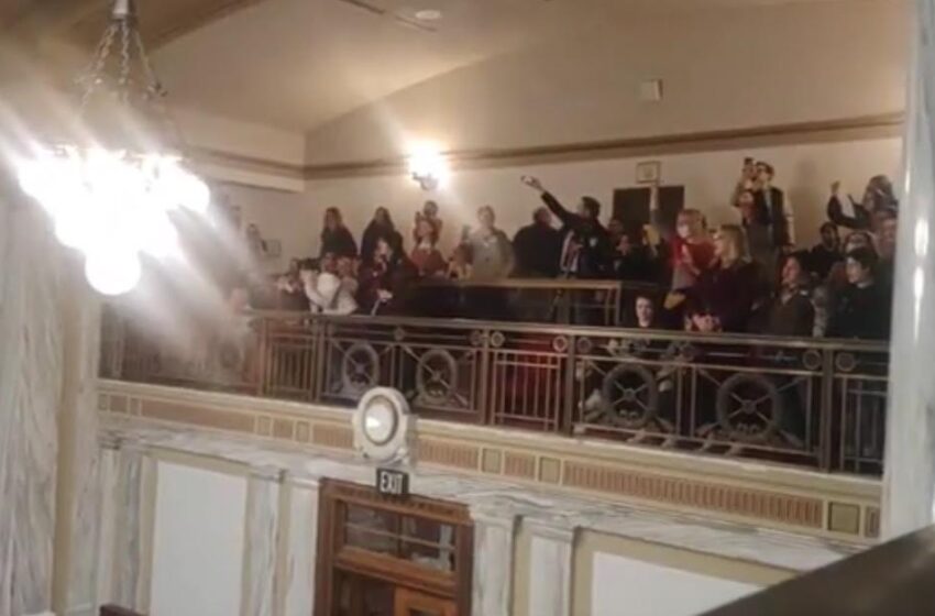  Left-Wing Protesters Shut Down Montana House After Transgender Lawmaker Censured For Hateful Comments About Republicans (VIDEO)