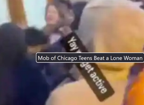  Mob of Chicago Teens Beat a Lone Woman