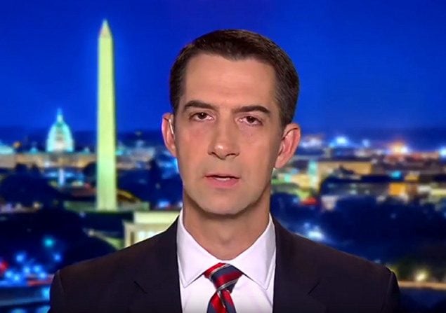  Tom Cotton Urges Republicans Not to Help Democrats With Their Dianne Feinstein Problem in the Senate