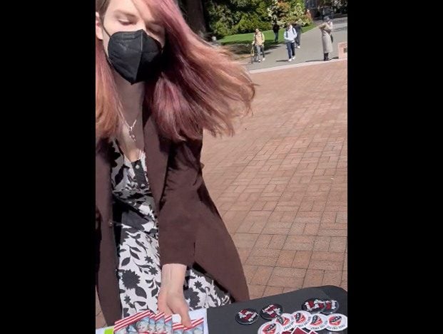  Unhinged Trans Lunatic Flips Table of Conservative Student Group at University of Washington (VIDEO)