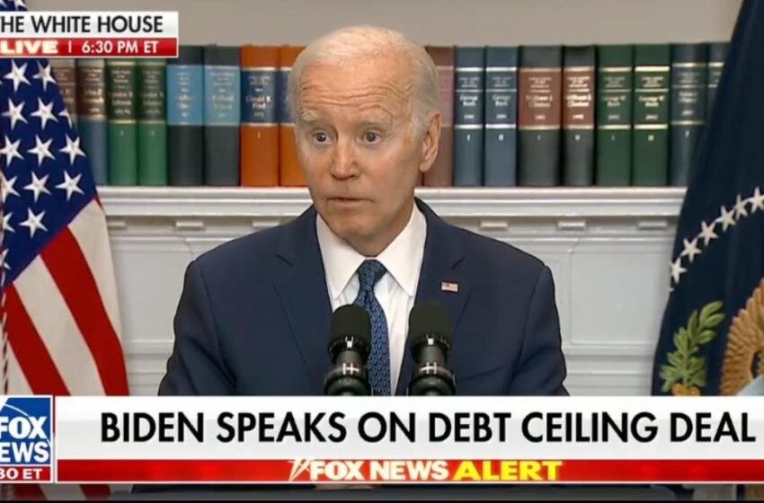  Biden Snaps at Reporter Asking Why He Compromised on the Debt Ceiling: “I Didn’t. I Made a Compromise on the Budget” (VIDEO)