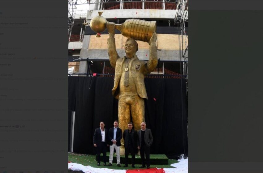  Great Balls of Fire: Uproar After 26-Foot Statue Honoring Soccer Great Has Giant Bulge