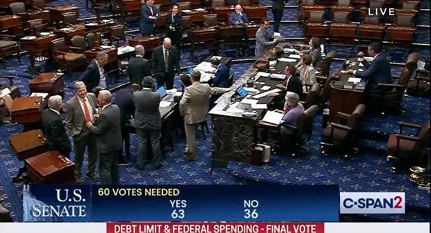  Senate Passes Biden-McCarthy Debt Ceiling Bill 63-36 – UPDATE: Full Vote Breakdown Including 17 GOP Sellouts