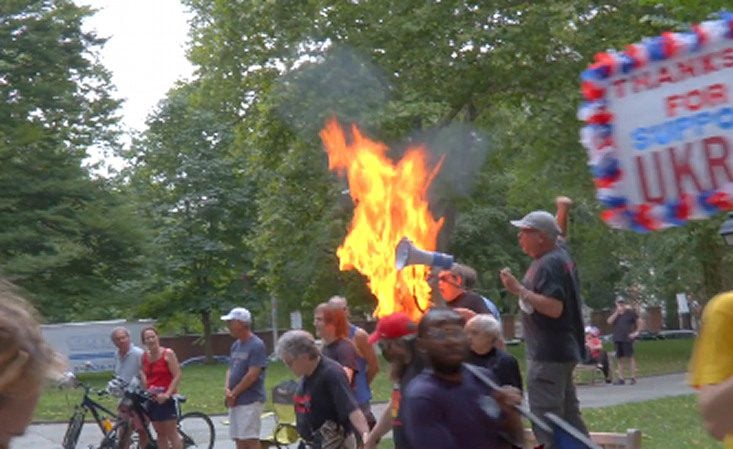  Communists in Philadelphia Celebrated July 4th by Burning an American Flag (VIDEO)