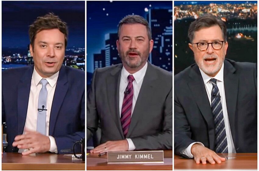  CRINGE: Liberal Late Night Hosts Colbert, Kimmel, Fallon, Meyers and Oliver Teaming Up for New Podcast Called ‘Strike Force Five’