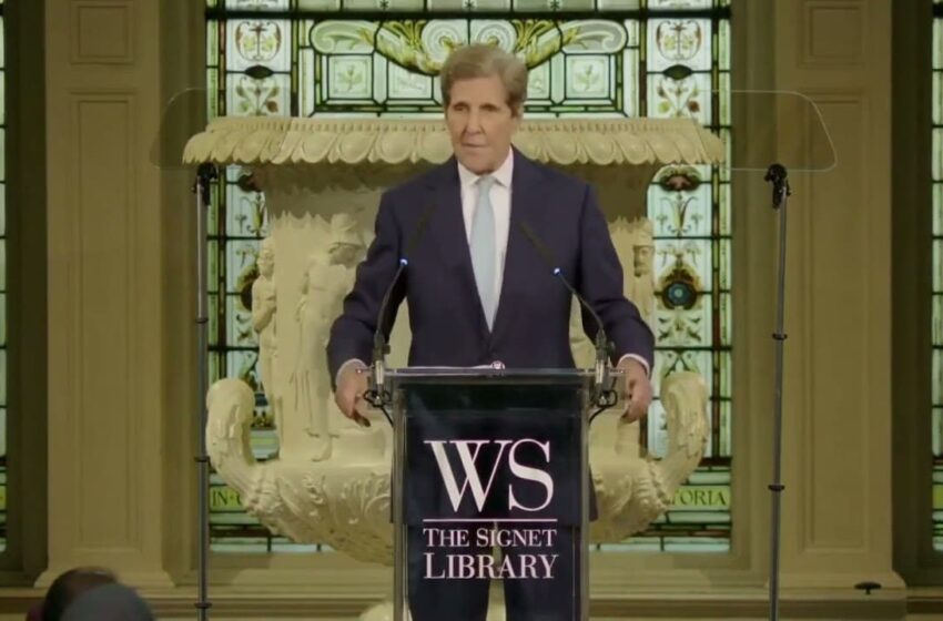  John Kerry Says Climate Change Deniers are Part of a Dangerous Cult (VIDEO)