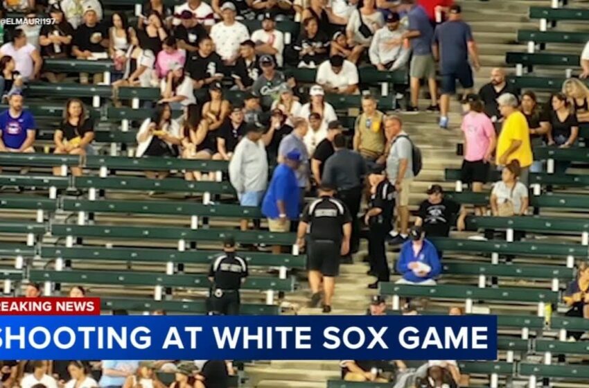  DEVELOPING: Fans Pour Out of Stadium After Two People Shot at Chicago White Sox Game