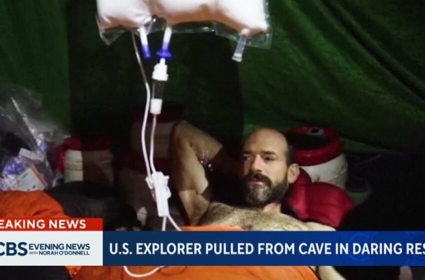  JUST IN: Ailing American Scientist Rescued from Cave in Turkey After Being Trapped For More Than a Week (VIDEO)
