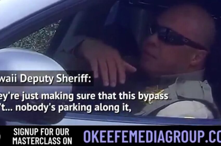  O’Keefe Goes Undercover in Lahaina; Maui Law Enforcement Tells Journalists Governor Has Prohibited Photography on Public Land Near Burn Zone (VIDEO)
