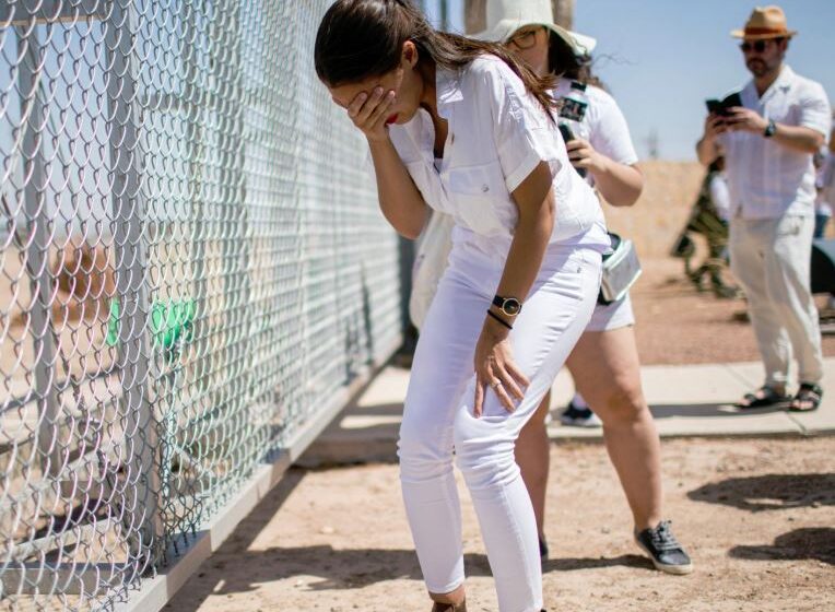  Hypocrite AOC Dodges Question About Why She Hasn’t Visited the Border Under Biden Like She Did Under Trump