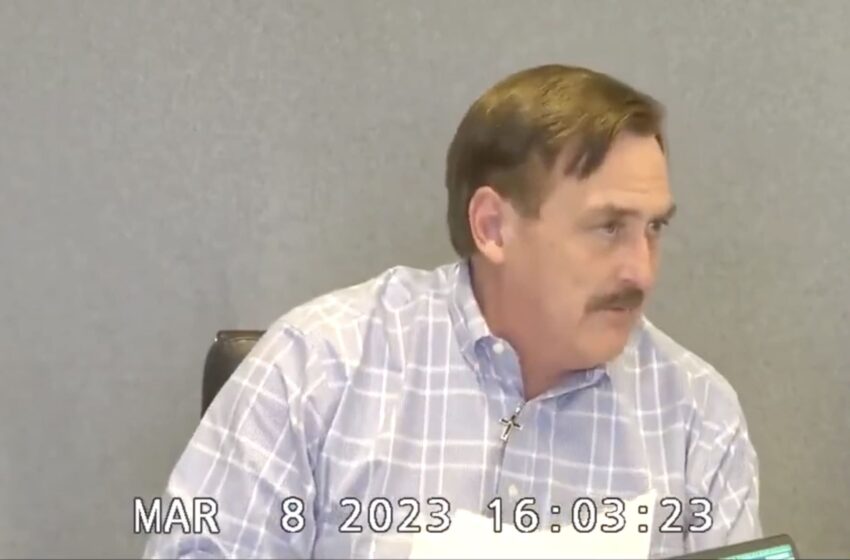  VIDEO Released of Mike Lindell Blasting Attorney for Calling His Pillow “Lumpy” During Deposition: “You’re An A**hole!”