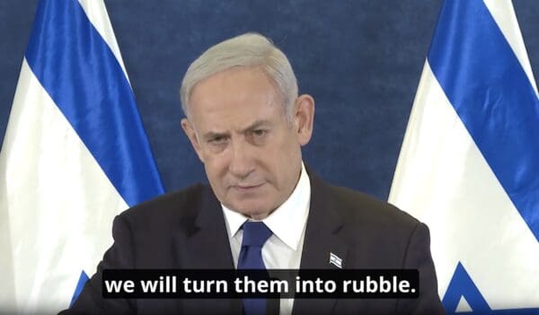 A Ground Invasion of Gaza is Coming: Prime Minister Benjamin Netanyahu Issues Stark Warning to Hamas – Tells Gaza Civilians to “Leave Now Because We Will Operate Forcefully Everywhere” (VIDEO)