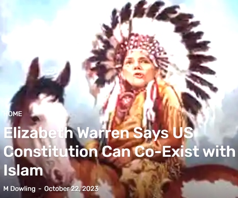  Elizabeth Warren Says US Constitution Can Co-Exist with Islam