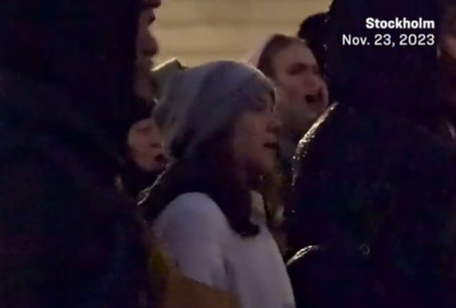  Climate Change ‘Activist’ Greta Thunberg Attends Ugly Anti-Israel Rally Chanting ‘Crush Zionism’ (VIDEO)