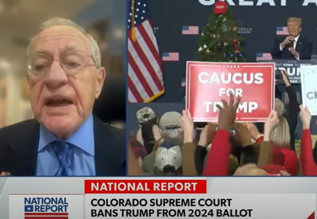  Alan Dershowitz Blasts Colorado Supreme Court for Trump Ballot Ruling: ‘Absurd and Unconstitutional’ (VIDEO)