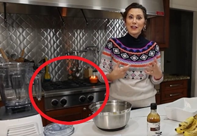  OOPS! Fossil Fuel Banning Governor Gretchen Whitmer Posts Video of Herself Cooking on Her GAS STOVE