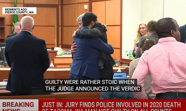  Three Washington Police Officers Found Not Guilty In Death Of Black Man (VIDEO)