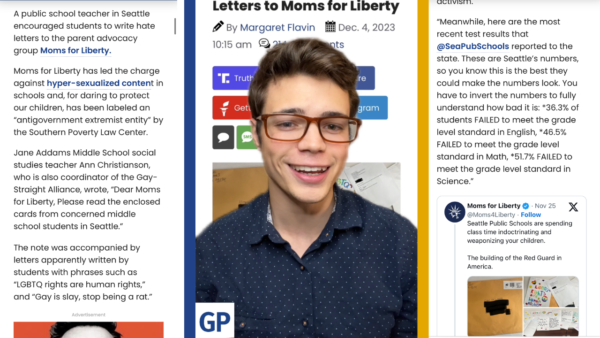  Victor Reacts: Public School Teacher Encourages Students to Write Hate Mail To Parents Advocacy Group (VIDEO)