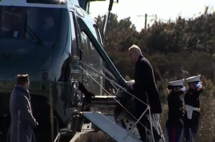  Biden Flies From Rehoboth Beach to His Wilmington Home – Then Back to His Rehoboth Beach House (VIDEO)
