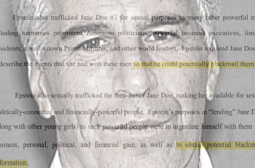  John Does Named in New Epstein Documents