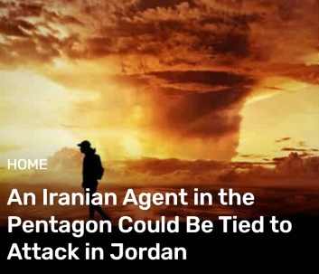  An Iranian Agent in the Pentagon Could Be Tied to Attack in Jordan