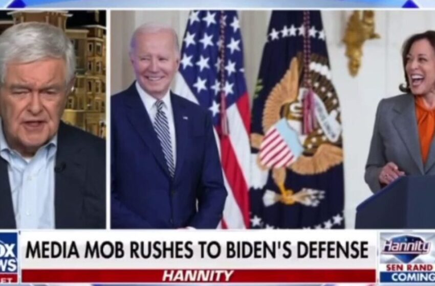  Newt Gingrich Unloads on Joe Biden: You Cannot Allow this Man to Be Commander in Chief – For the Survival of this Nation (Video)