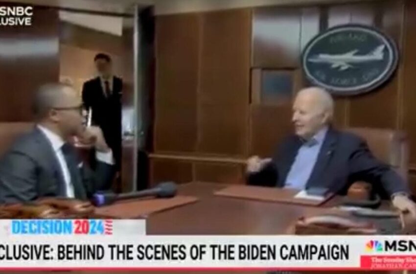  Biden Tells MSNBC’s Jonathan Capehart That Every Time He Hears Trump Speak, He Gets All “Juiced Up” (VIDEO)