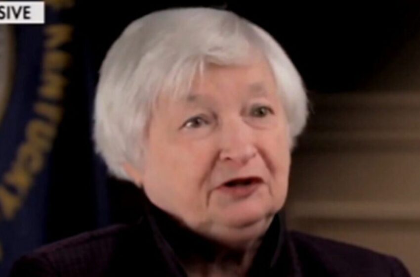  TOO LATE: Biden Treasury Secretary Janet Yellen Says She Regrets Saying That Inflation Was ‘Transitory’ (VIDEO)