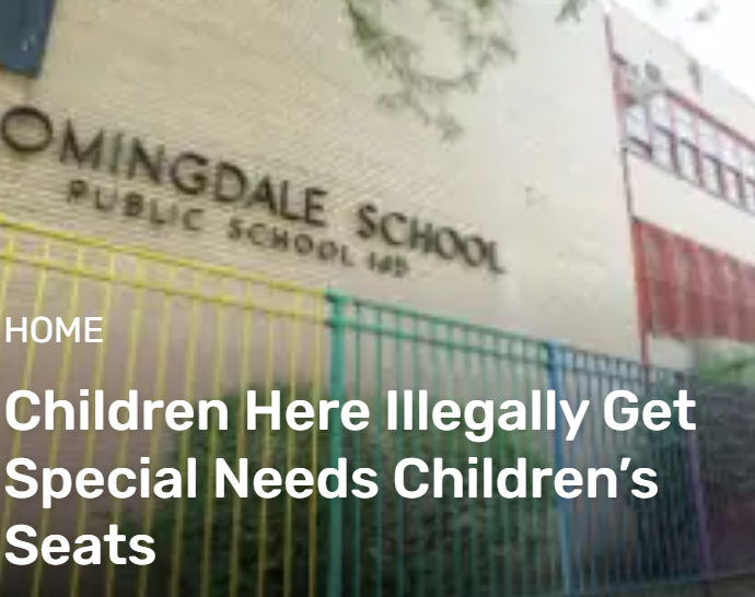  Children Here Illegally Get Special Needs Children’s Seats