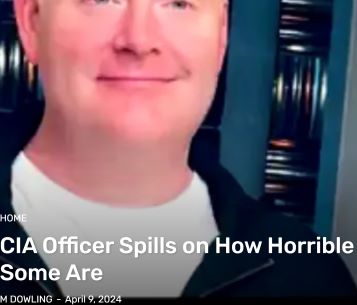  CIA Officer Spills on How Horrible Some Are