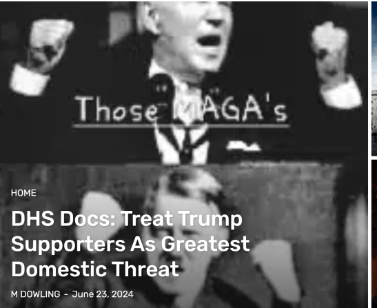  DHS Docs: Treat Trump Supporters As Greatest Domestic Threat