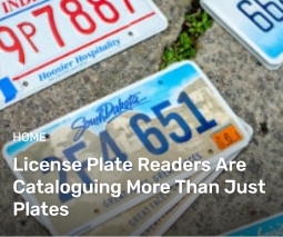  License Plate Readers Are Cataloguing More Than Just Plates