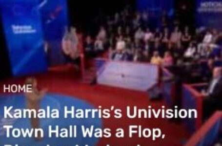 Kamala Harris’s Univision Town Hall Was a Flop, Disaster, Washout