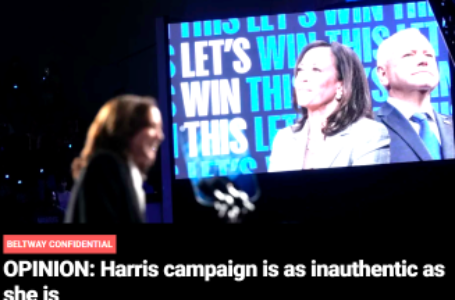 Harris campaign is as inauthentic as she is